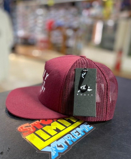 Gorra Rusty burgundy