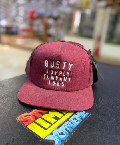 Gorra Rusty burgundy